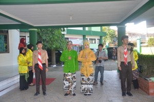 GUDEP PRAMUKA IAIN Syekh Nurjati Cirebon menyambut tamu Tim Asesor BAN-PT.