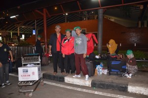 Kontingen IAIN tiba Di Bandara Soekarno Hatta Jakarta.