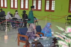 Penjurian dalam lomba Puisi acara Gebyar Maulid Nabi se-Jawa Barat tahun 2016.