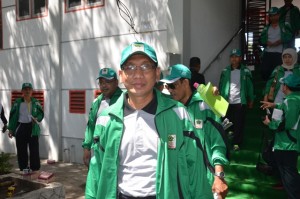 Dr. H. Sumanta, M. Ag Rektor IAIN Syekh Nurjati Cirebon usai mengikuti acara pembukaan PIONIR ke-VII PALU.