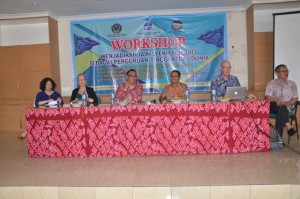 Rektor IAIN Dr. H. Sumanta, M. Ag membuka acara Workshop.