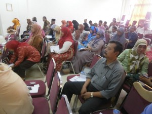 Dosen Calon DPL mengikuti acara Workshop.