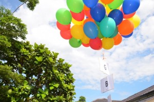 Pelepasan Balon GBA ke Udara dalam acara GBA HMJ PBA Tahun 2016.