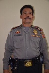 AIPTU M. SUKRIM (Kanit Tibmas Sat Bimas POLRES Cirebon Kota) juga sebagai Koordinator Satuan Pengamanan SATPAM di Lingkungan IAIN Syekh Nurjati Cirebon.
