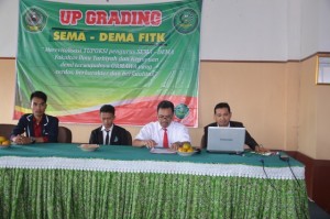Up Grading SEMA-DEMA Fakultas Ilmu Tarbiyah dan Keguruan Tahun 2016.
