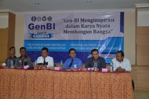 Acara Sosialisasi Penerima Beasiswa Bank Indonesia Tahun 2016.
