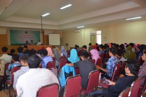Suasan acara Studium General Jurusan Manajemen Pendidikan Islam Tahun 2016.