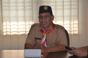 Dr. H. Sumanta, M. Ag selaku Mabigus Gerakan Pramuka Gudep 04-033/ 04-034 dan Racana Syekh Nurjati/ Nyimas Rara Santang IAIN Syekh Nurjati Cirebon.