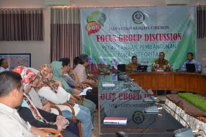 Focus Group Discussion Pelaksanaan Pembangunan Zona Intergritas Kementerian Agama RI di IAIN Syekh Nurjati Cirebon Tahun 2016.