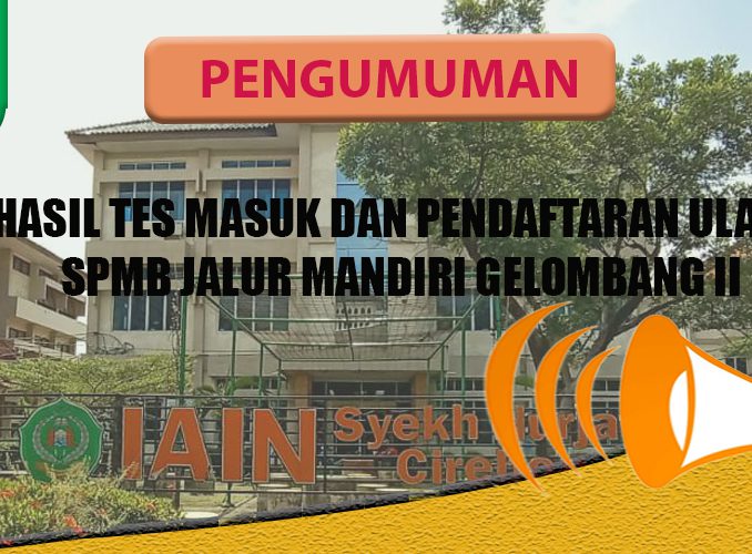 Hasil Seleksi Penerimaan Mahasiswa Baru Jalur Spmb Mandiri Gelombang Ii