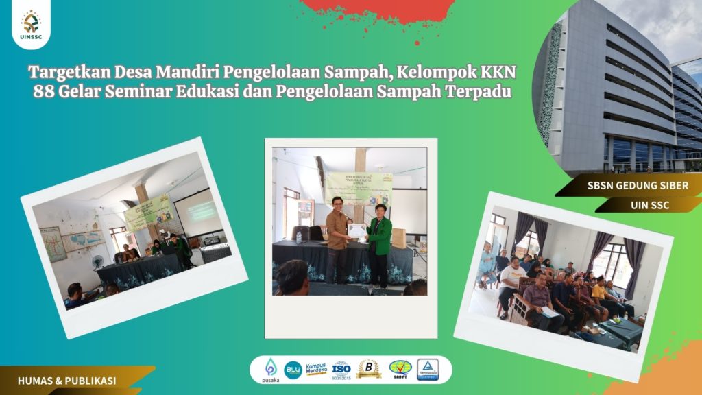 Targetkan Desa Mandiri Pengelolaan Sampah, Kelompok KKN 88 Gelar Seminar Edukasi dan Pengelolaan Sampah Terpadu