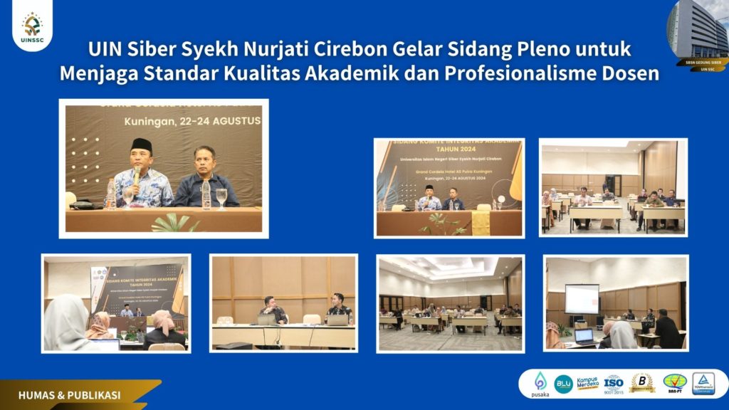 UIN Siber Syekh Nurjati Cirebon Gelar Sidang Pleno untuk Menjaga Standar Kualitas Akademik dan Profesionalisme Dosen