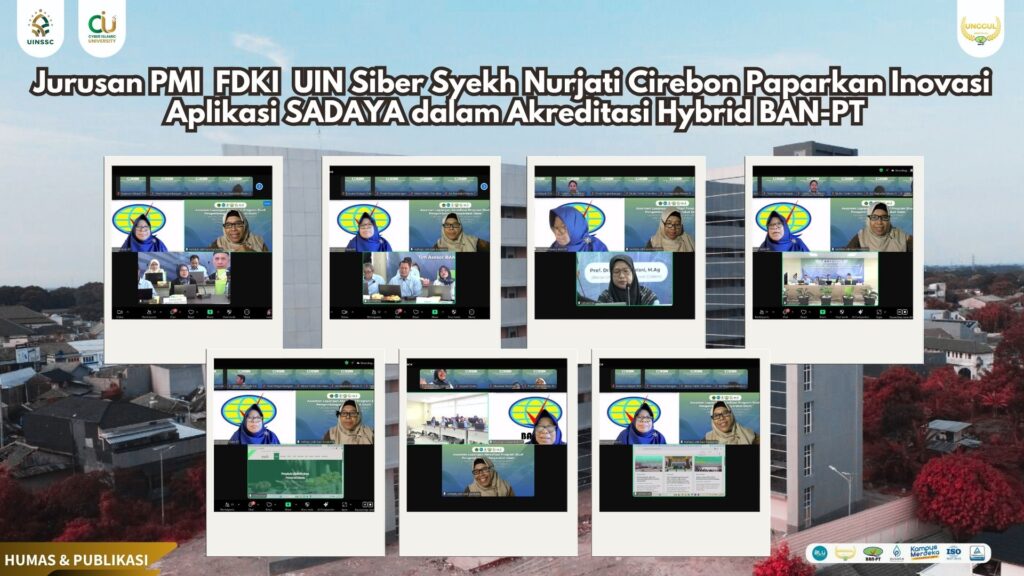 Jurusan PMI FDKI UIN Siber Syekh Nurjati Cirebon Paparkan Inovasi Aplikasi SADAYA dalam Akreditasi Hybrid BAN-PT
