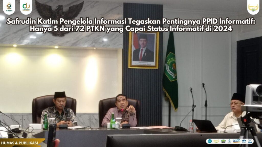 Safrudin Katim Pengelola Informasi Tegaskan Pentingnya PPID Informatif: Hanya 5 dari 72 PTKN yang Capai Status Informatif di 2024