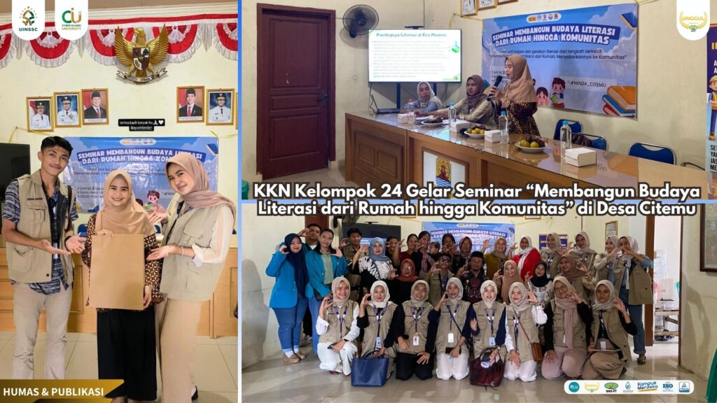KKN Kelompok 24 Gelar Seminar “Membangun Budaya Literasi dari Rumah hingga Komunitas” di Desa Citemu