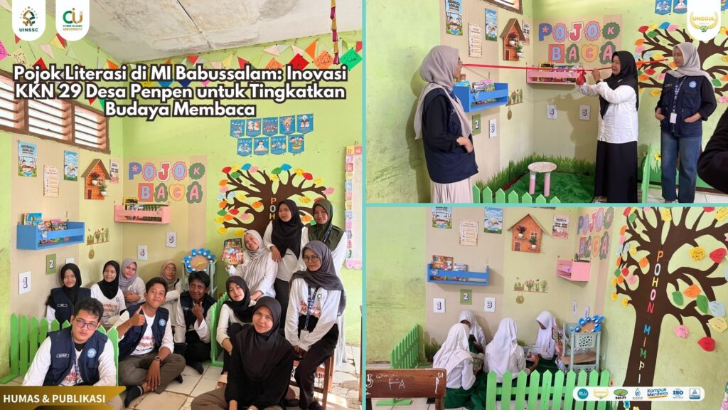 Pojok Literasi di MI Babussalam: Inovasi KKN 29 Desa Penpen untuk Tingkatkan Budaya Membaca